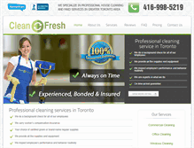 Tablet Screenshot of cleanfresh.com